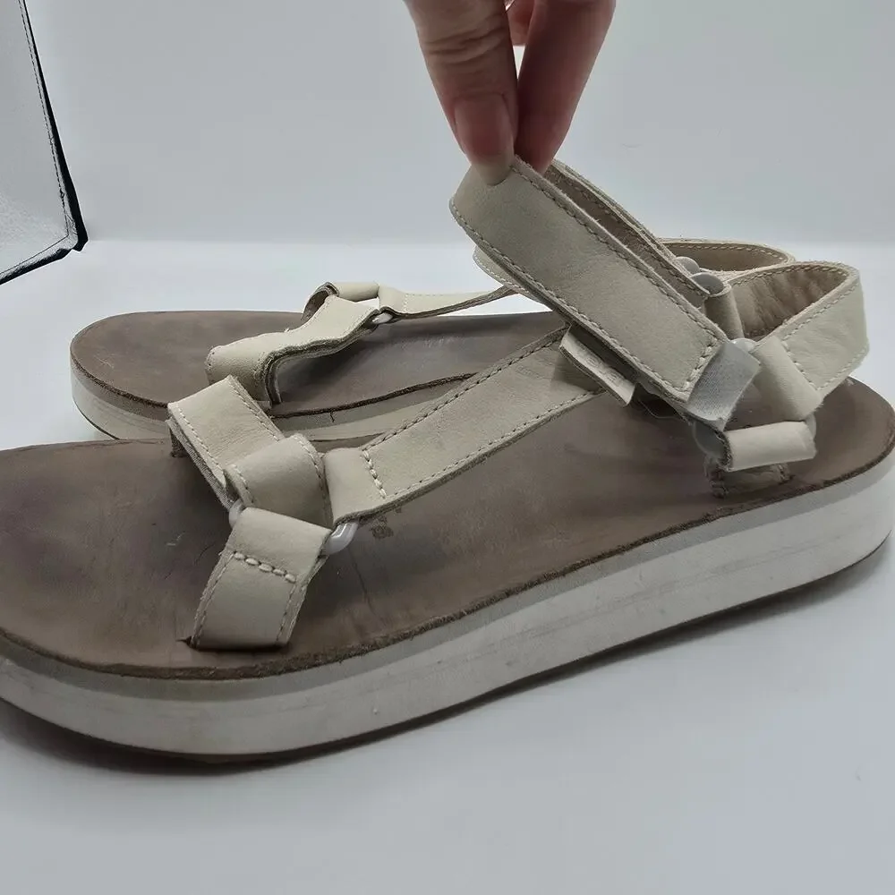 Teva Womens Midform Universal strappy sandals size 10 hook & loop closure